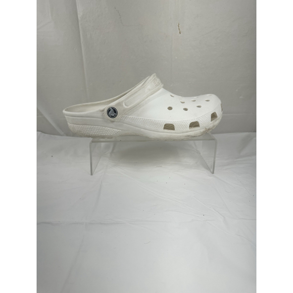 Crocs Classic Clog Womens White Size 9 - Picture 7 of 16